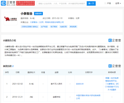 小象智合完成數千萬元A+輪融資